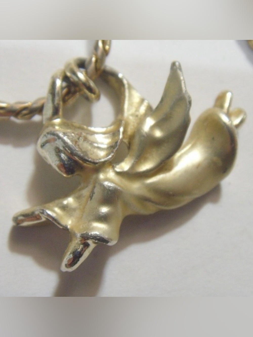 Gold Angel Pendant Necklace - Women Jewelry